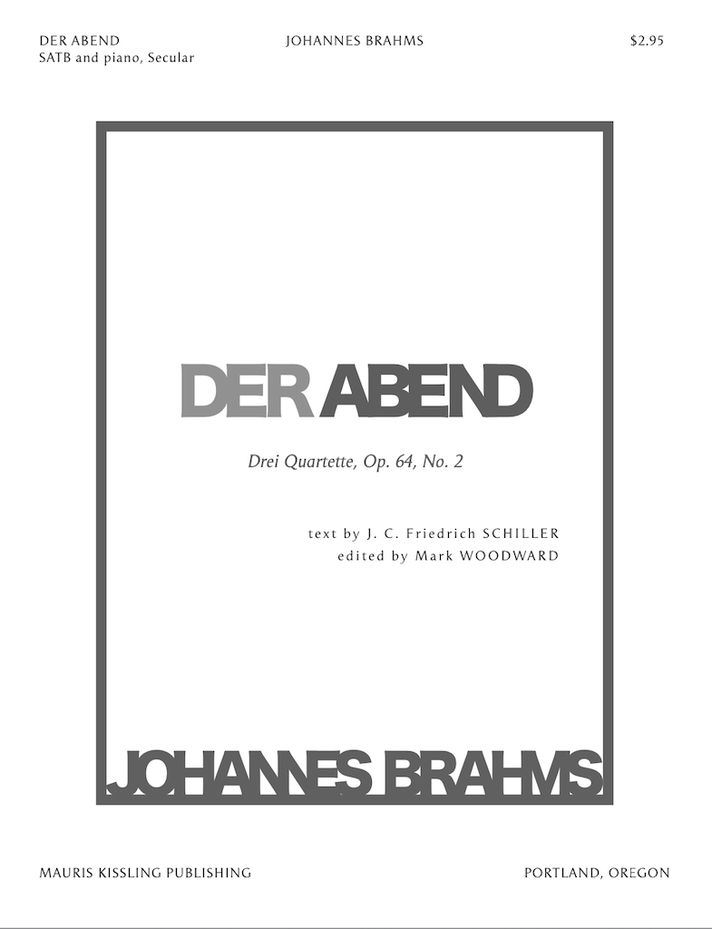 Brahms, Der Abend image ($2.95)